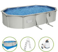 Bestway Hydrium opbouwzwembad   ovaal   L610 x B360 x H120 cm