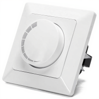 Aigostar Wall switch/Functional unit/LED dimmer switch/flush mounted/White/PC/ES