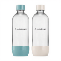 SodaStream JET   dubbele flessenset   2x 1L blauw/zand