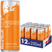 Red Bull Abrikoos Aardbei Energiedrank   12 x 250 ml