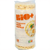 Bio+ biologische maïscrackers zeezout 18 stuks