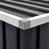 VidaXL Tuinbox 149x99x93 cm antraciet