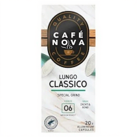 Cafe Nova Lungo Classico Capsules   Intensiteit 6   20 Stuks
