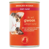 G'woon Brokjes In Saus Met Rund 415 g