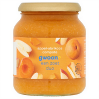 G'woon Appel Abrikozencompote   360 g