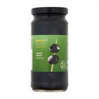 G'woon Zwarte Olijven Ontpit   220 g