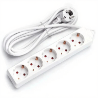 Aigostar 5 weg stekkerdoos 3 M 3G1.5Mm² Wit