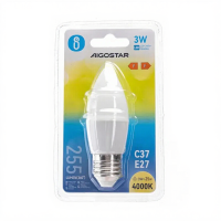 Aigostar led A5 C37 E27 3 W 4000 K   wit