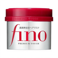 Fino Shiseido Premium Touch haarmasker 230 g   Diepe herstelbehandeling voor droog, beschadigd en pluizig haar