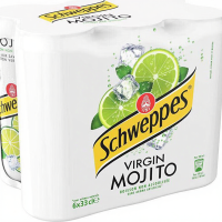 Schweppes Alcoholvrije Mojito Met Limoen En Munt Smaak   6 x 330 ml