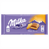 Milka Chocoladereep Choco Biscuit   100 g