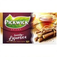 Pickwick specerijen zoethout zwarte thee   20 stuks, 40 g