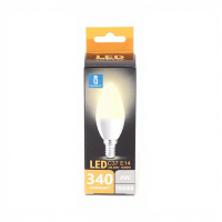 Aigostar LED A5 C37 E14 4 W 3000K/kleurenbox   gele lamp