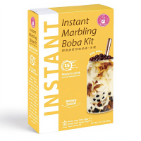O'S Bubble Instant Boba Bruine Suiker 240 g Kit voor Bubble Tea
