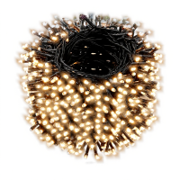 Aigostar SunGlow Flat   lichtslinger op zonne energie   100 LED, warm licht, 8 modi, IP65 klassiek