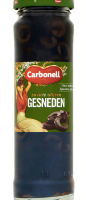 Carbonell Zwarte Olijven in Schijfjes   75 g