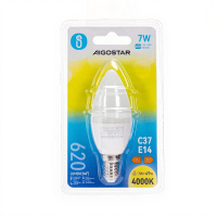 Aigostar A5 C37 E14 7 W 4000 K ledlamp met wit licht