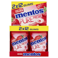 Mentos Kauwgom Pure Fresh Aardbei   48 g