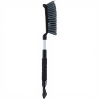 Dunlop IJskrabber met Borstel   Uitschuifbaar, zwart, 71 cm