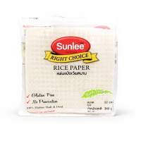 Rijstpapier VIERKANT 22 cm