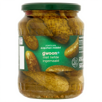 G'woon Zoet En Zuur Augurken   670 g