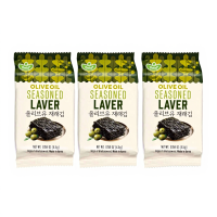 DELIEF Zeewier gekruid met olijfolie, halal, 3 × 4,5 g