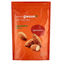 G'woon Geroosterde & Gezouten Amandelen   150 g