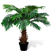 VidaXL Kunstboom met pot, cycaspalm, 80 cm