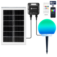 Aigostar Bluetooth mesh slimme grondpenlamp op zonne energie 20 W RGBCCT kleurrijke lamp