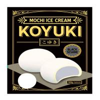 Koyuki mochi ijs zwarte sesamsmaak   180 g
