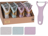 Dunschiller keukenhulpmiddel   14 cm, willekeurige kleuren
