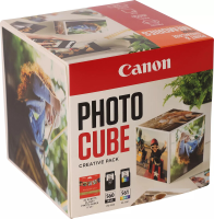 Canon 3713C013 inktcartridge 2 stuks, origineel, standaard rendement, cyaan, magenta, geel