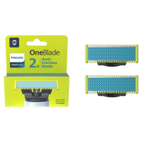 Philips QP225/50   vervangbladen voor OneBlade   minder irritatie door anti wrijving droog & nat 2 stuks