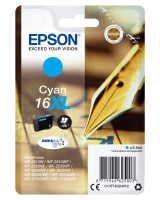 Epson Pen and crossword enkelverpakking cyaan 16XL DURABrite Ultra inkt