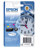 Epson multipack 3 kleuren 27 DURABrite Ultra inkt