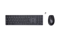 HP 650 draadloze toetsenbord  en muiscombinatie, AZERTY, Belgisch zwart, RF