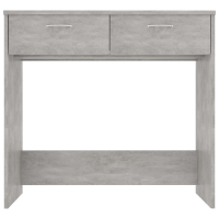 VidaXL Bureau 80 x 40 x 75 cm behandeld hout betongrijs