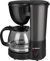 Alpina Koffiezetapparaat Filterkoffie warmhoudplaat Pauzefunctie 750 W 1.25 L 10 12 Kopjes Zwart