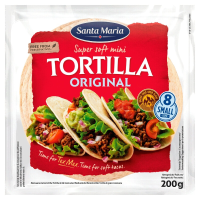 Santa Maria Mexicaanse Super Zachte Mini Tortilla Original   200 g