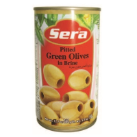Sera Cekirdeksiz Yesil Zeytin 360 g (Groene Olijven)