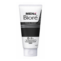 Kao Biore Mannen Dubbele Scrub Gezichtsreiniger 130 g
