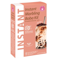 O'S Bubble Instant Boba Zwarte Thee 240 g Kit voor Bubble Tea