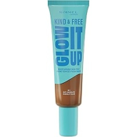 Rimmel Kind & Free Glow It Up hydraterende huidtint in zacht chocolade   verzacht en kalmeert