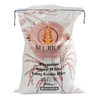 ML Rice ML Premium Super White Langkorrelrijst 20 kg/zak