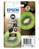 Epson Kiwi enkele verpakking foto zwart 202XL Claria Premium inkt