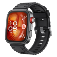 Huawei Watch Fit 4 Pro Black Fluoroelastomer Strap