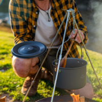 NatureHike 1 6 Persoons Draagbare Hangende Camping Soeppan Set met Deksel