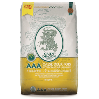 Green Dragon Thaise Geurende Dubbel Gebroken Rijst   18 kg