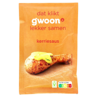 G'woon Indiase Droge Mix Voor Curry Saus   36 g
