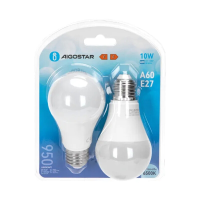 Aigostar led A5 A60 grote hoek E27 10 W 6500 K/dubbel   wit